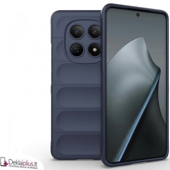 Magic Shield guminis dėklas - tamsiai mėlynas (Xiaomi Redmi Note 15 5G/4G/Poco M8 5G)